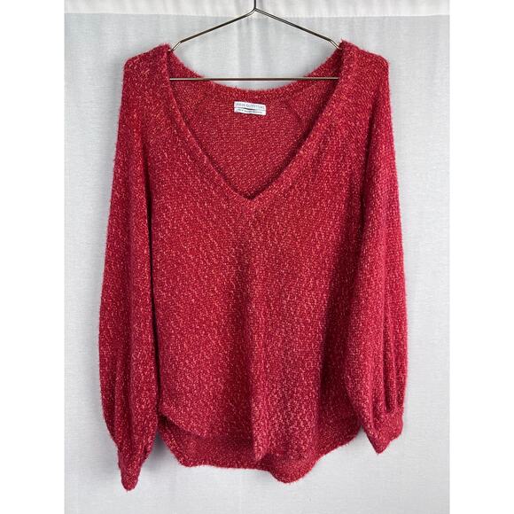 Urban Outfitters Sweater Oversized Eyelash Knit Fuzzy Pullover Slouchy Grunge - Picture 1 of 6